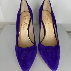 Jessica Simpson Vibrant Purple Heels
